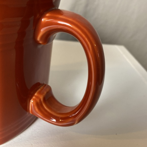 Fiesta Homer Laughlin Paprika Square Bottom Mug HLC Coffee Red Brown Fiestaware - Picture 5 of 7